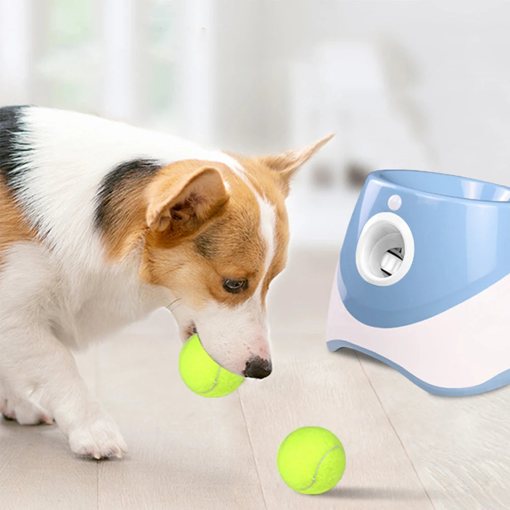 Mini Tennis Throwing Pinball Machine Fun Interactive Throw Catapult Ball Launcher Dog  Dogs Ball Catapult Pet Interactive