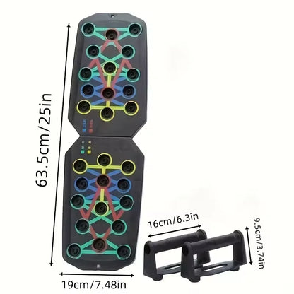 Portable Multifunctional Push Up Board Set With Handles For Training