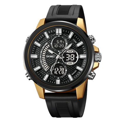 Digital Men Sport Watch With Backlight 5Bar Waterproof Alarm