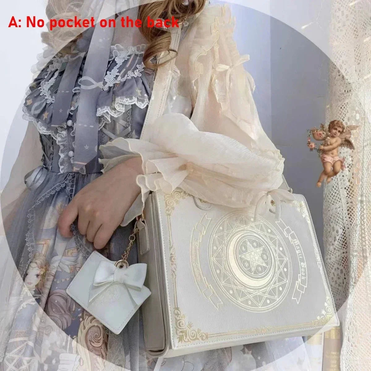 Y2K Gothic Square Black Shoulder Bag Harajuku Vintage Aesthetic Purses Luxury Designer Handbags Messenger Tote Bags Women