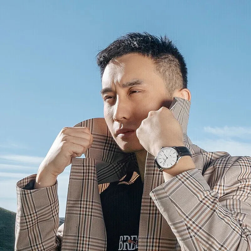 Sea-Gull New Business Mechanical Watch For Men Leather Strap