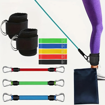Adjustable Resistance Bands For Home Gym Leg Hip Toning Trainer