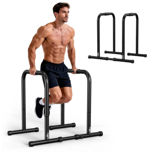 RELIFE Adjustable Dip Bar Station Home Gym Calisthenics Strength Training