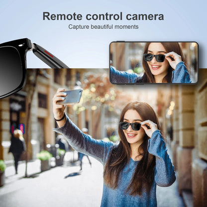 Blackview New E13 Anti-bluelight Smart Glasses Wireless Bluetooth Call & Voice Assistant Touch Control Glasses with Mic Speaker