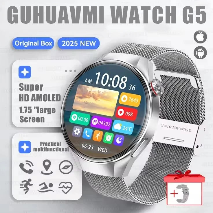Originl G5 Plus Premium Multisport Smartwatch GPS Heart Rate BluetoothConnectivity
