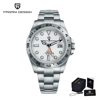 PAGANI Design GMT Automatic Stainless Steel Watch for Men