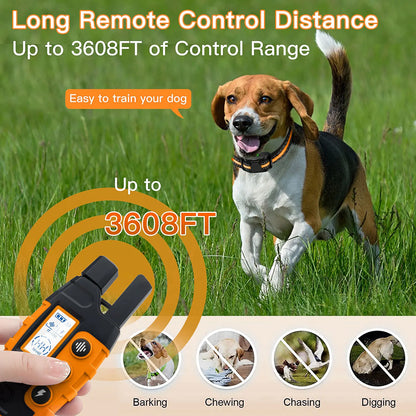 WXRPET Electric Dog Training Collar Remote Control Waterproof