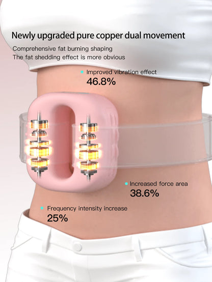 Electric Waist Fascia Massager Belt For Heat Therapy And Muscle Relief