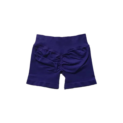 Impact Shorts with Logo Women Seamless Yoga Shorts Scrunch Bum Gym Shorts Workout Biker Short Fitness