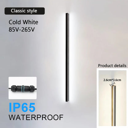 2/1 PCS Outdoor Lighting Waterproof LED Dimming  Remote Control IP65 Waterproof Wall Light  Porch Sconce  85V- 265V 60-200cm