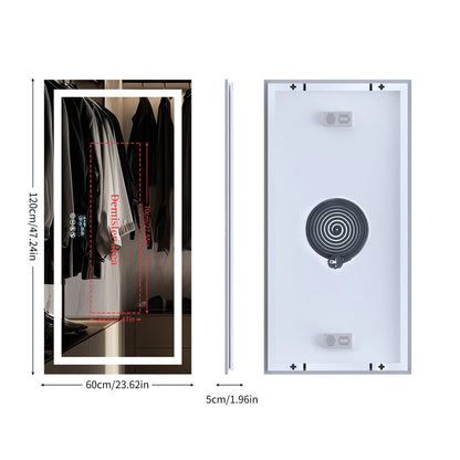 BORWART Smart LED Vanity Mirror With Bluetooth And Anti Fog