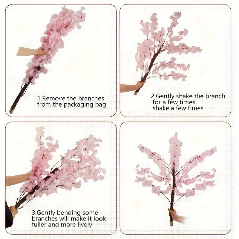 FujianHignconcerned Artificial Cherry Trees Indoor Decor