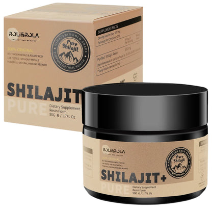 ROLI&ROLA Shilajit Resin With 85 Plus Minerals Fulvic Edible Supplement