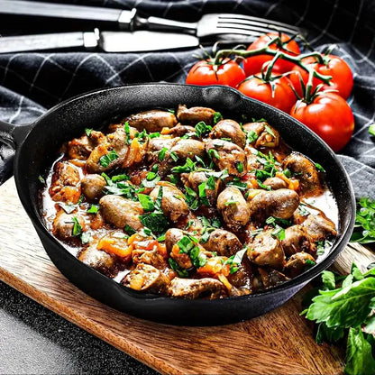 3PCS Cast Iron Skillet Non-Stick Pancake Steak Frying Pan Mini Meat Egg Skillet Home Flat Bottom Pan Cookware Oil Splatter Pot