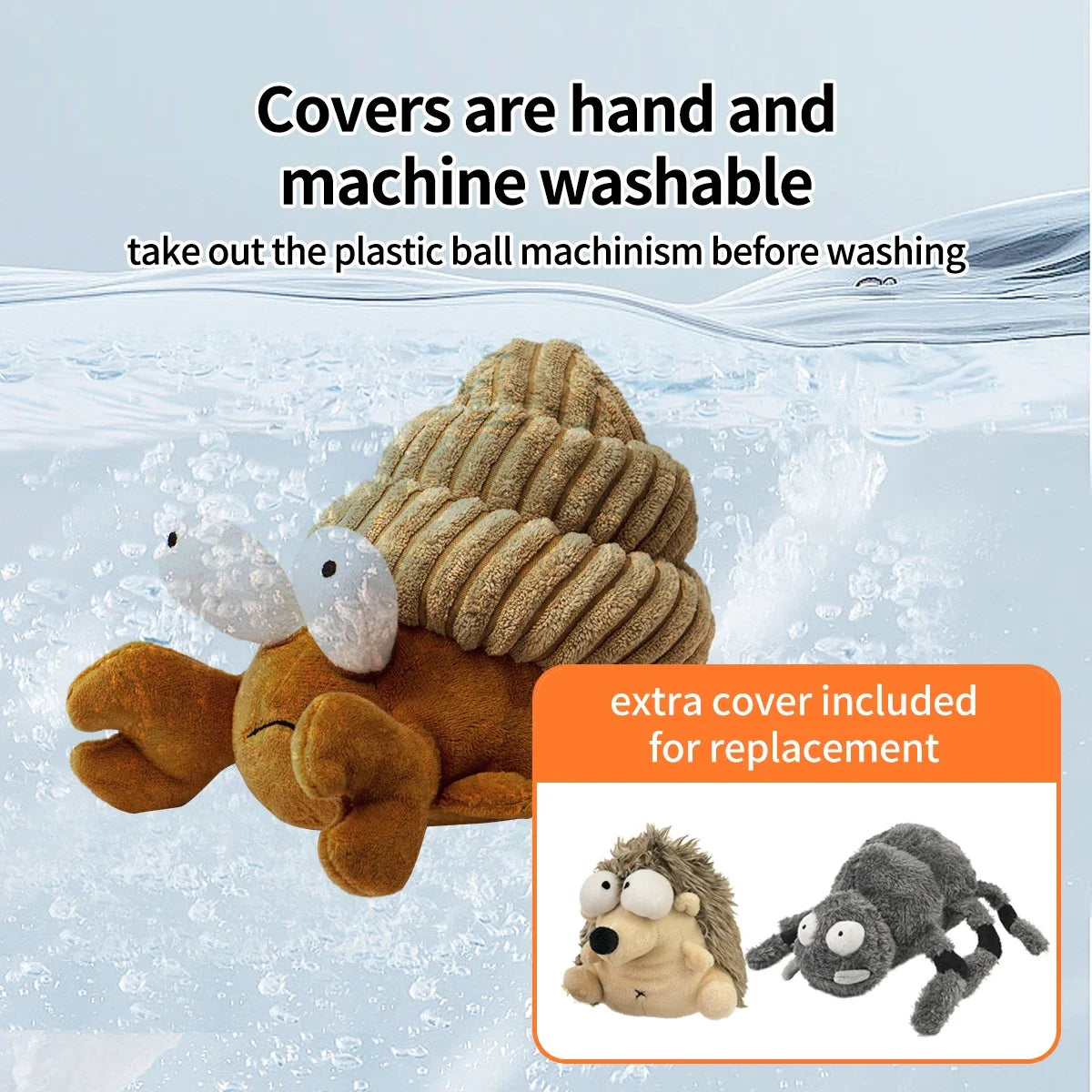 Ipawspace Interactive Plush Dog Toy Dancing Ball Chew Toy