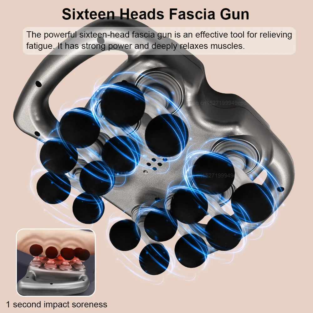Vifocal 16-Head Wireless Fascia Massage Gun Body Relief