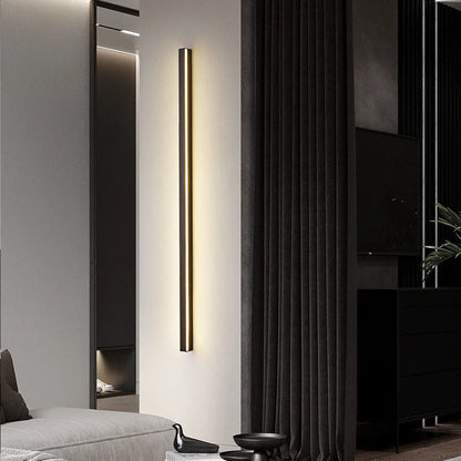Superlong Minimalist LED Wall Light AC85~265V 200CM Line Sconce Lamp For Indoor TV Background Aisle Living Room Villa Decoration