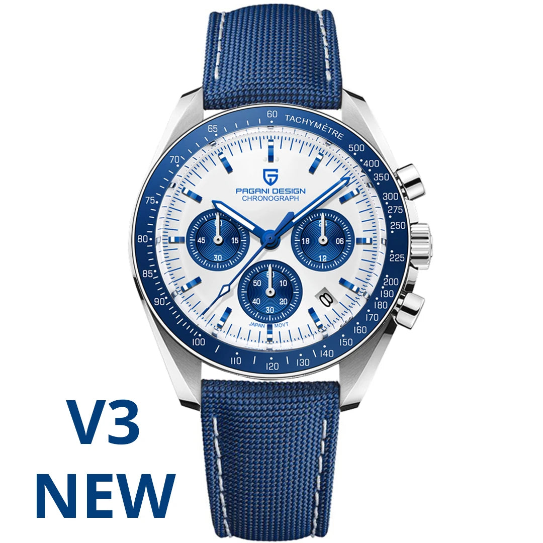 2026 New PAGANI DESIGN Tribute to CK2998 Moon Watch Retro Luxury Quartz Watches For Men Stainless Steel Sport Chronograph Man
