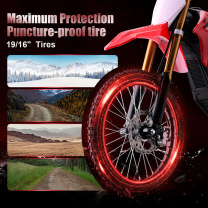 KOOZ HP131E-L 72V 8000W Pro Electric Dirt Bike for Adults