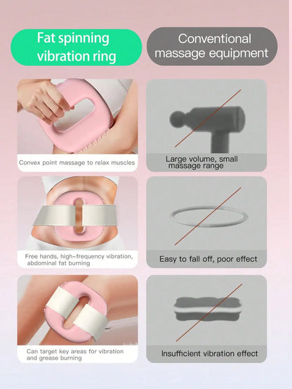 Electric Waist Fascia Massager Belt For Heat Therapy And Muscle Relief
