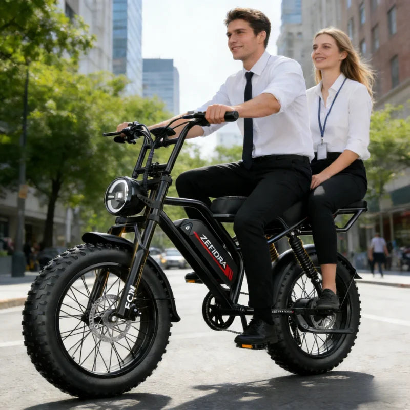 Cheap 14 20 inch Electric fat bike 1000w 2000w 30-50MPH 30-60Miles Adjustable front brake seat,For Cycling Electric Bicycle