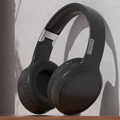 Wireless Bluetooth Headphones Over Ear HIFI Stereo Headsets Noise Reduction Sports Gaming Earphones Music Player with Mic Gifts