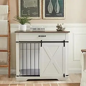 Premium Handcrafted Solid EngineeredWood ExtraLargeCapacity Dog Kennel For Two Dogs