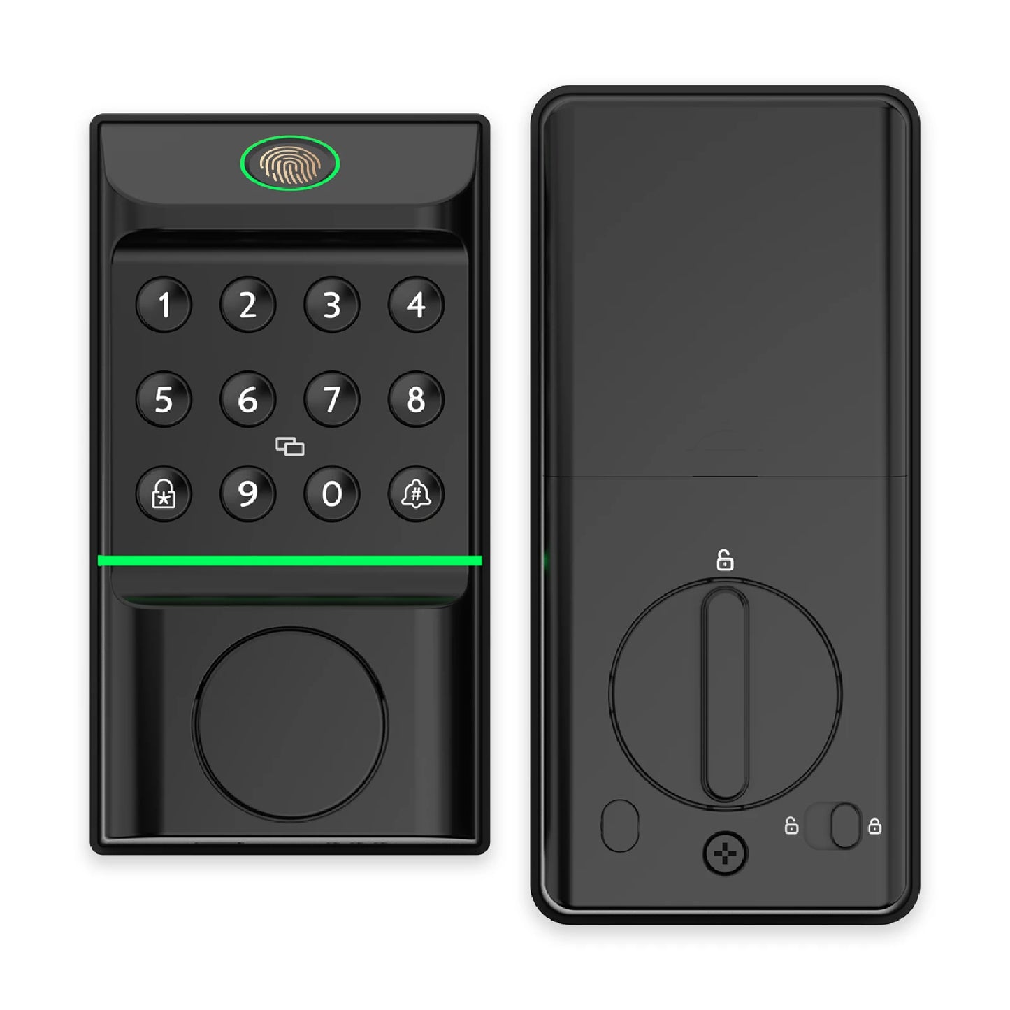 Viladepot Smart Fingerprint Door Lock With Bluetooth Keypad