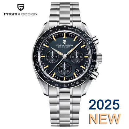 PAGANI DESIGN V5 Moon Men's Watch Chronograph Quartz Stainless Steel