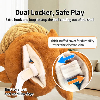 Ipawspace Interactive Plush Dog Toy Dancing Ball Chew Toy