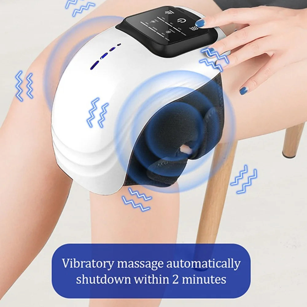 Wireless Smart Knee Massager Vibration Air Pressure Hot Compress Knee Massage Machine Electric Elbow Shoulder Knee masajeador