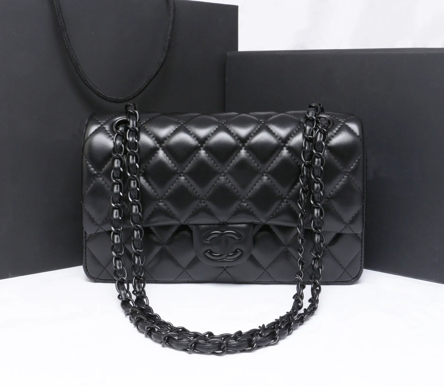 Top Designer Handbag Shoulder Chain Bag Clutch Fap Totes Bags Waet Check Veour Thread C Purse Doube Letters Soid Hasp Waist Square