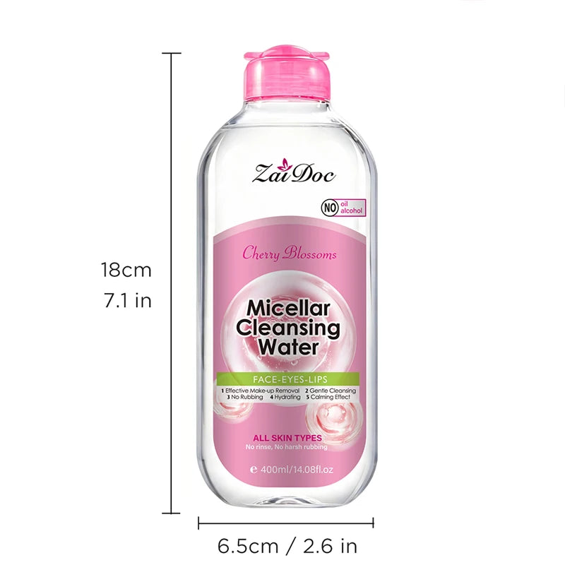 Zaidoc Turmeric and Cherry Blossom Micellar Cleansing Water Makeup Remover