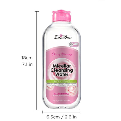 Zaidoc Turmeric and Cherry Blossom Micellar Cleansing Water Makeup Remover