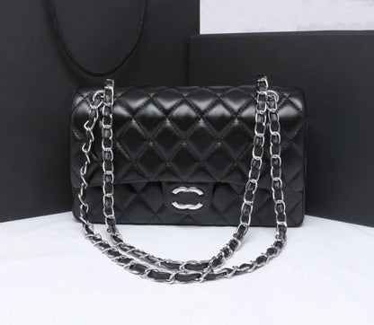 Top Designer Handbag Shoulder Chain Bag Clutch Fap Totes Bags Waet Check Veour Thread C Purse Doube Letters Soid Hasp Waist Square
