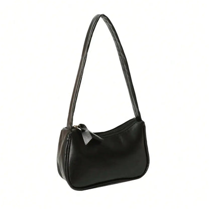 Fashion Crossbody Purse Women  Handbag And Purses Simple Women Shoulder Underarm Bags Casual Ladies Pure Color Small Handbags Elegant PU Leather Bags