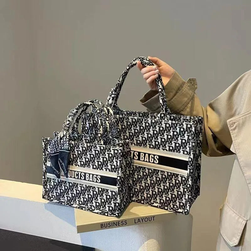 Beach Bags Luxury Handbags Women Tote Cherry Blossom