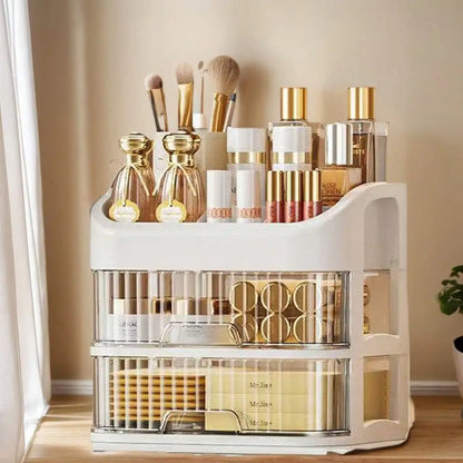 3-5 Layers Multi-Purpose Drawer Storage Cabinet, Dresser With Drawer Cosmetic Storage Box - Spacious Storage Space, Can Store Skin Care Products, Brushes, Eye Shadow, Lotion, Lipstick, Nail Polish - Very Suitable For Dresser,