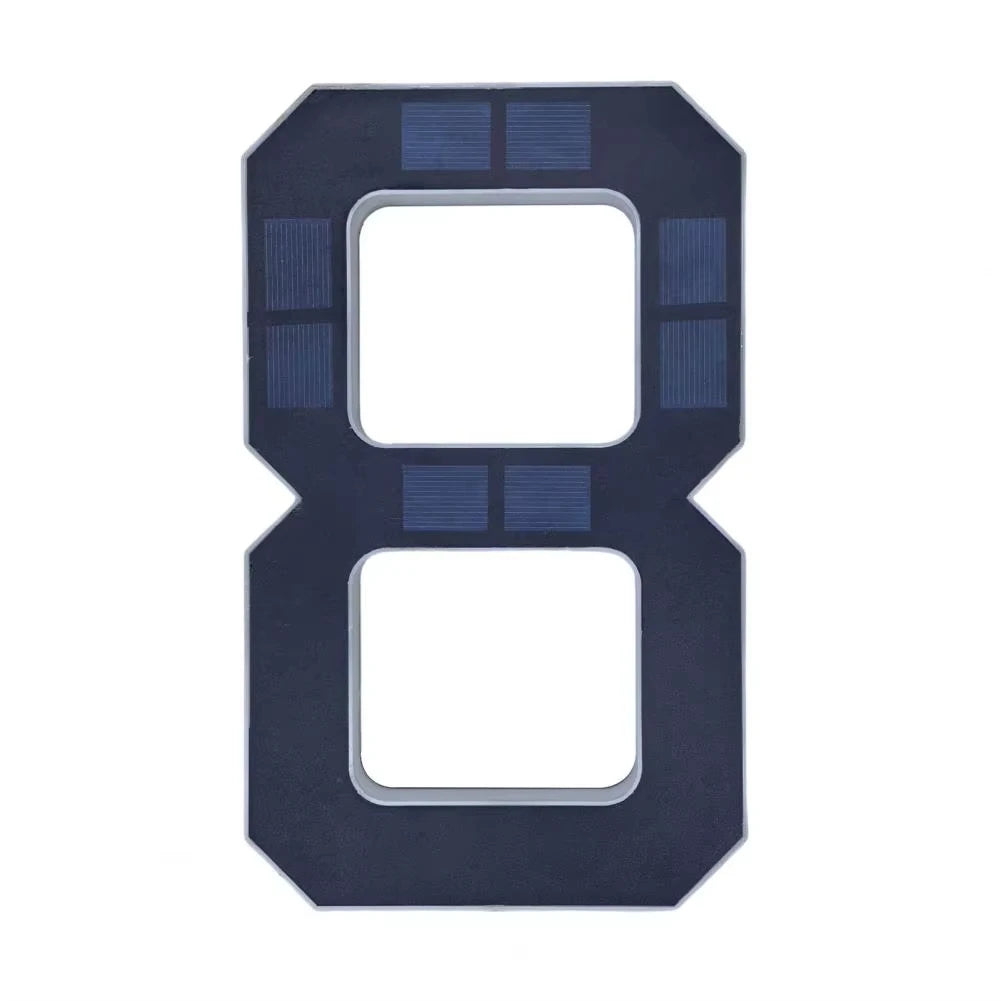 Solar House Number Lights House Sign Light Sensor Modern Led Address Sign Solar House Number Sign Led Address Number for Outdoor