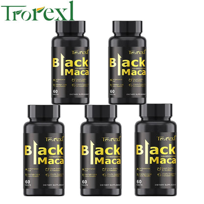HABUMA Organic Black Maca Pills For Men Endurance And Energy