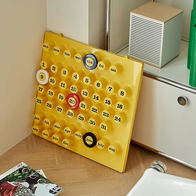 Euroway Ringdate Calendar Perpetual Home Decoration Ornament Crafted From Plastic