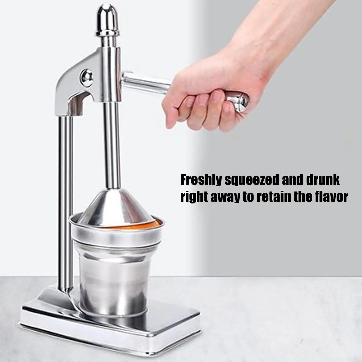 Stainless Steel Manual Juicer Handheld Citrus Press For Orange Juice