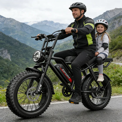 Cheap 14 20 inch Electric fat bike 1000w 2000w 30-50MPH 30-60Miles Adjustable front brake seat,For Cycling Electric Bicycle
