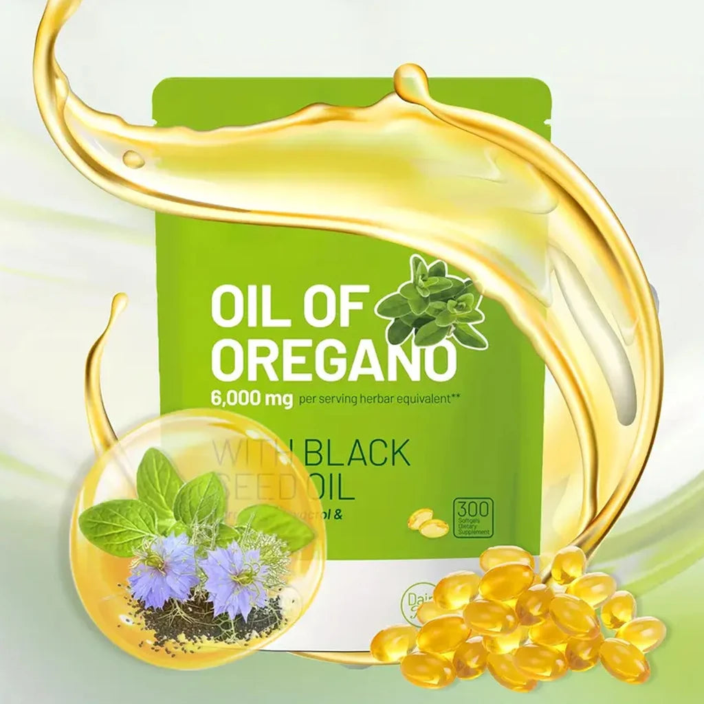 Quit Mood Oil Of Oregano With Black Seed Oil Capsules