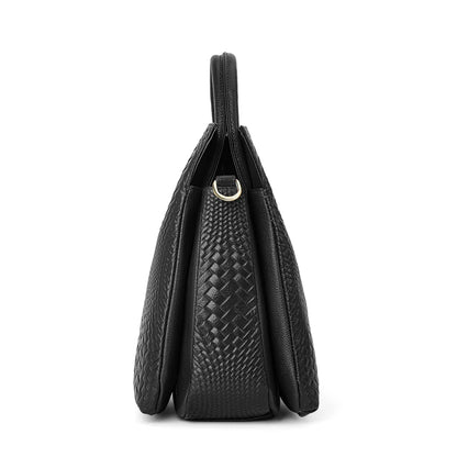 Genuine Leather Women's Bag 2025New High Capacity Handbag Women's Charm Goddess Handheld Shoulder Bag Big Bag Women's Bag