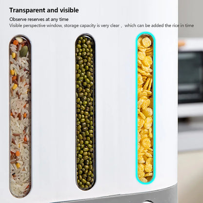 Wall Mounted Airtight Food Storage Dispenser for Cereal and Grains
