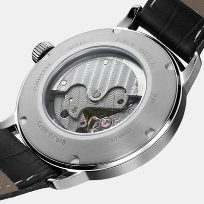 Sea-Gull New Business Mechanical Watch For Men Leather Strap