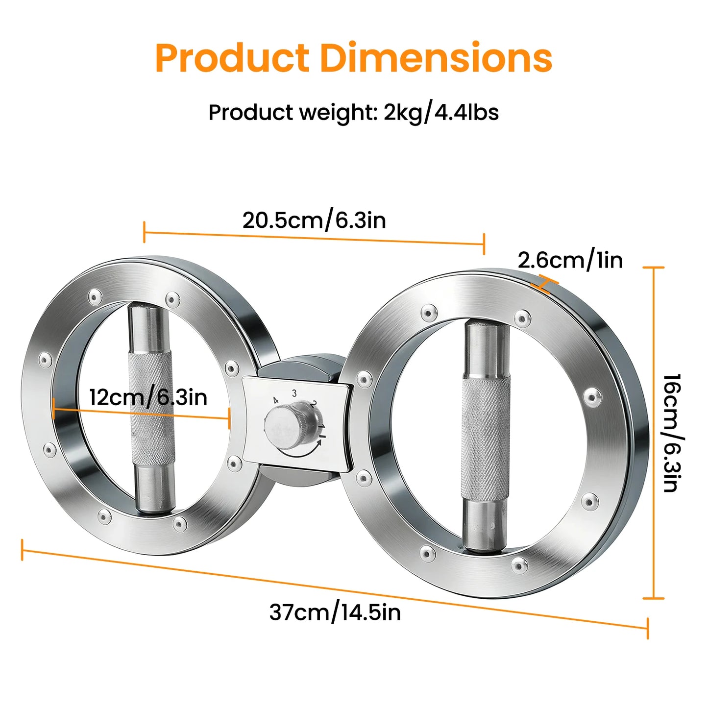 Rotator Machine Grip Strength Trainer Adjustable Exerciser 8 To 15