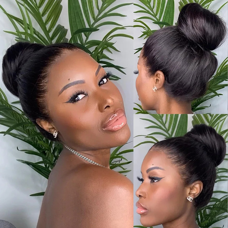 Smilegirl Deep Wave 360 Full Lace Wig Curly Human Hair