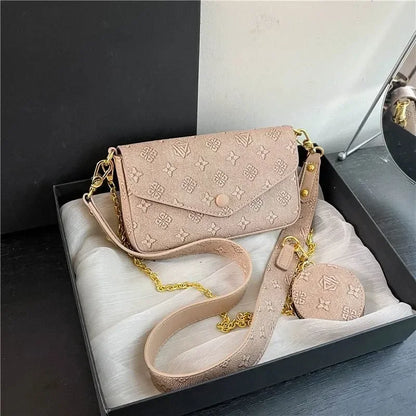 WKwk Luxurious Handbags, High-quality Shoulder Homeless Women's Bag Wallets, Metal Bags, Designer Bags